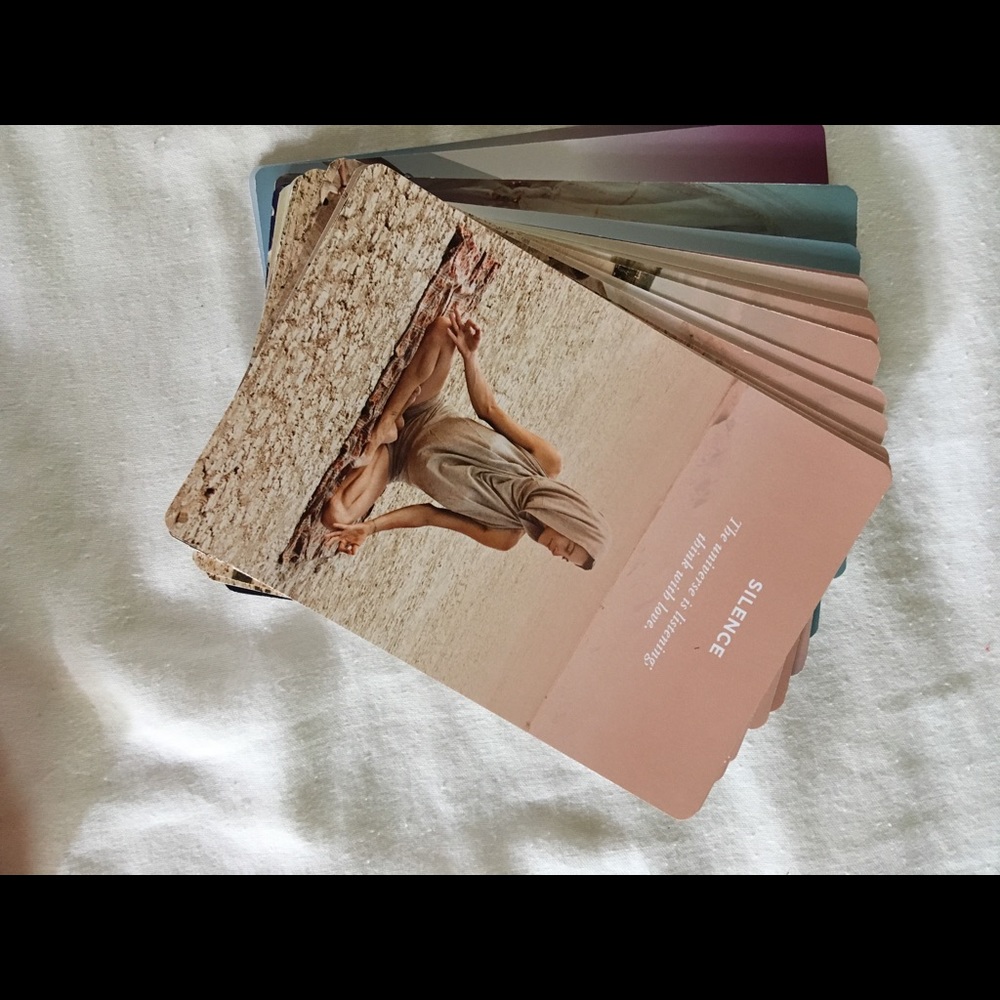 Yoga healing cards